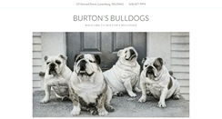 Desktop Screenshot of burtonsbulldogs.com